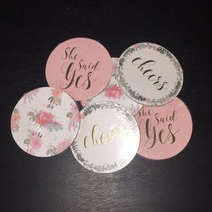 NWT Bachelorette/Bridal coasters - 36 count